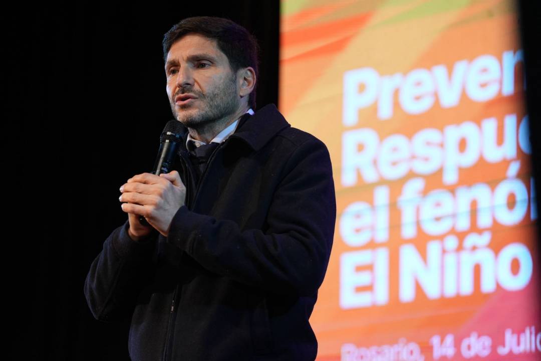 Pullaro presentó las obras y la inversión que realiza Santa Fe para reducir el impacto del Niño