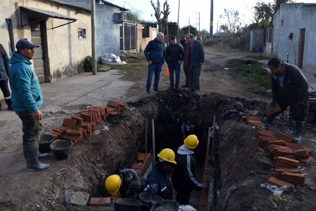 Avanzan las obras de reacondicionamiento del desagüe Perú 