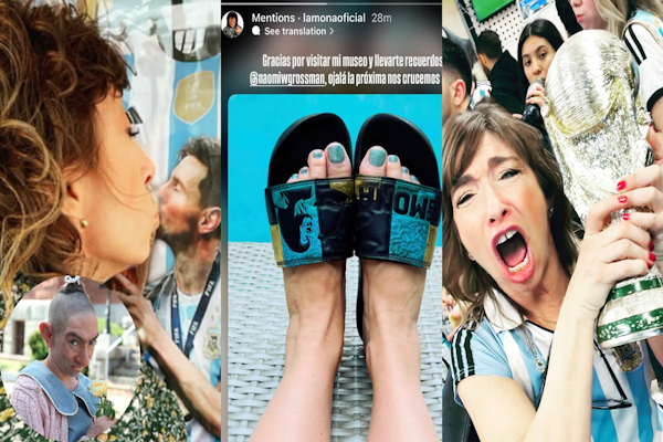 La actriz de Hollywood que alentó por Argentina y es fan de la Mona Giménez:
