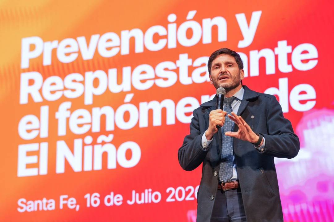 Pullaro por los pronósticos de El Niño: “Santa Fe está hoy mucho mejor preparada que hace tres años”