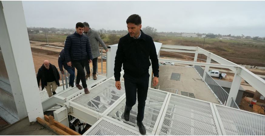 Pullaro recorrió obras de los Juegos Suramericanos en Rafaela: “Estas construcciones expresan una provincia que se pone de pie”