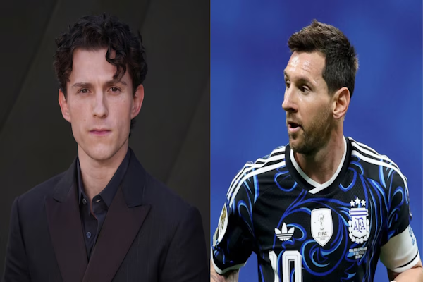 Tom Holland recordó su grabación con Lionel Messi 