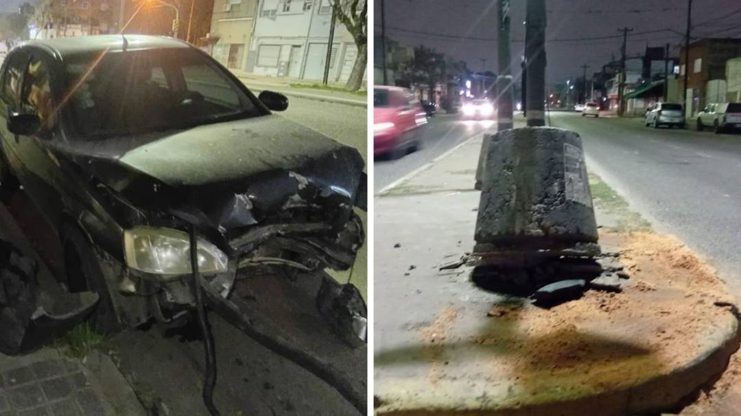 Fuerte choque en Av. López y Planes y Luciano Molina
