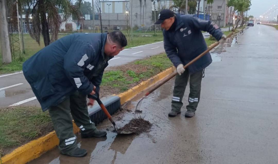 La Municipalidad refuerza el operativo preventivo ante el pronóstico de tormentas 