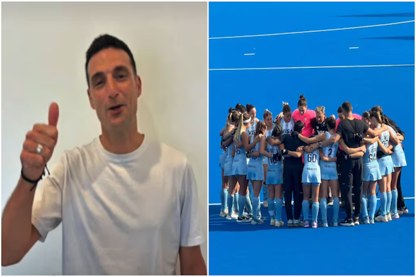 El emotivo mensaje de Scaloni para Las Leonas y Los Leones previo al Mundial de Hockey