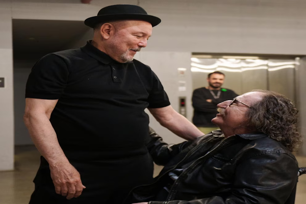 El encuentro íntimo de Charly García y Rubén Blades
