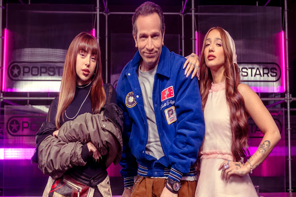 Nicki Nicole, Ángela Torres y Charlie García, el jurado de Popstars