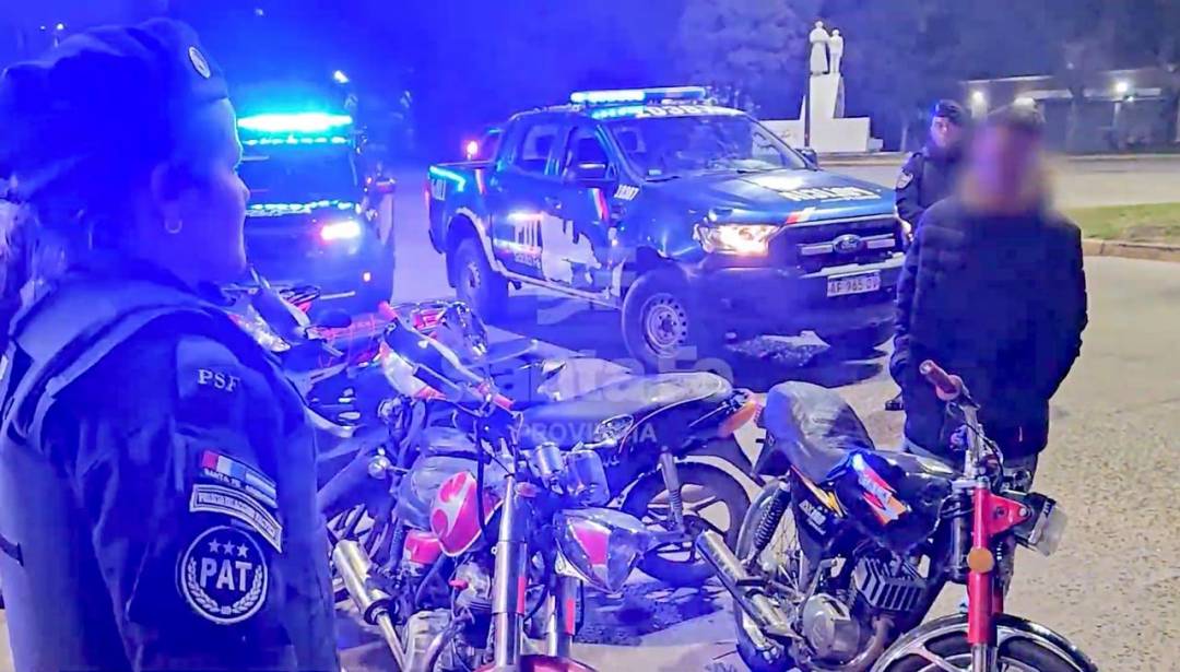  Secuestraron 33 vehículos en un operativo de control nocturno