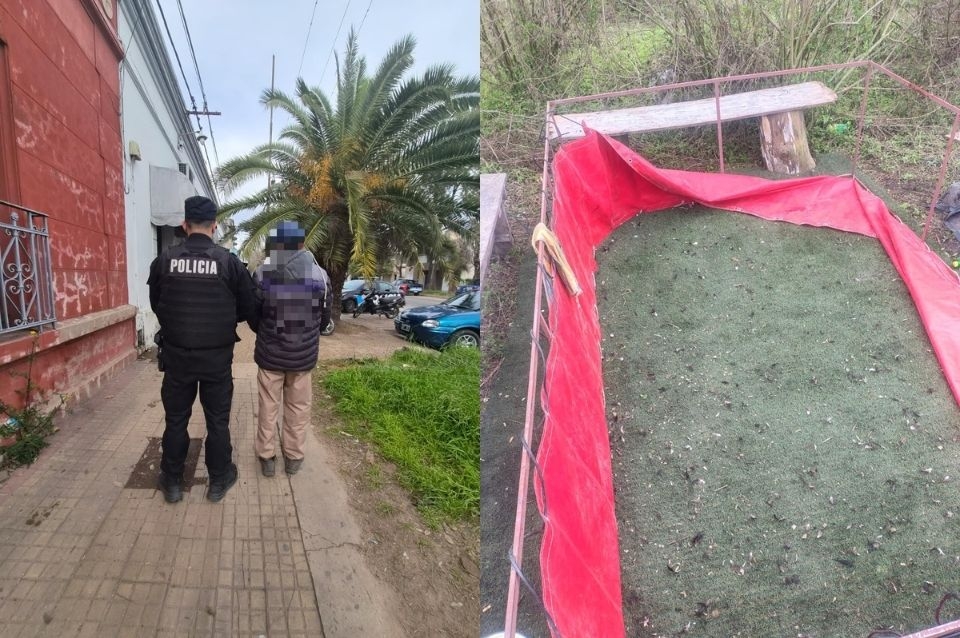 Un operativo destapó una presunta riña de gallos 