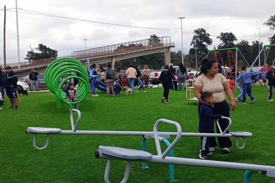 Inauguraron una nueva plaza en barrio Centenario