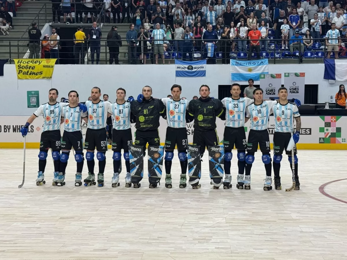 Foto: Prensa World Skate Games. Argentina no tuvo puntería en los penales y perdió la final del Mundial masculino de hockey sobre patines frente a Francia