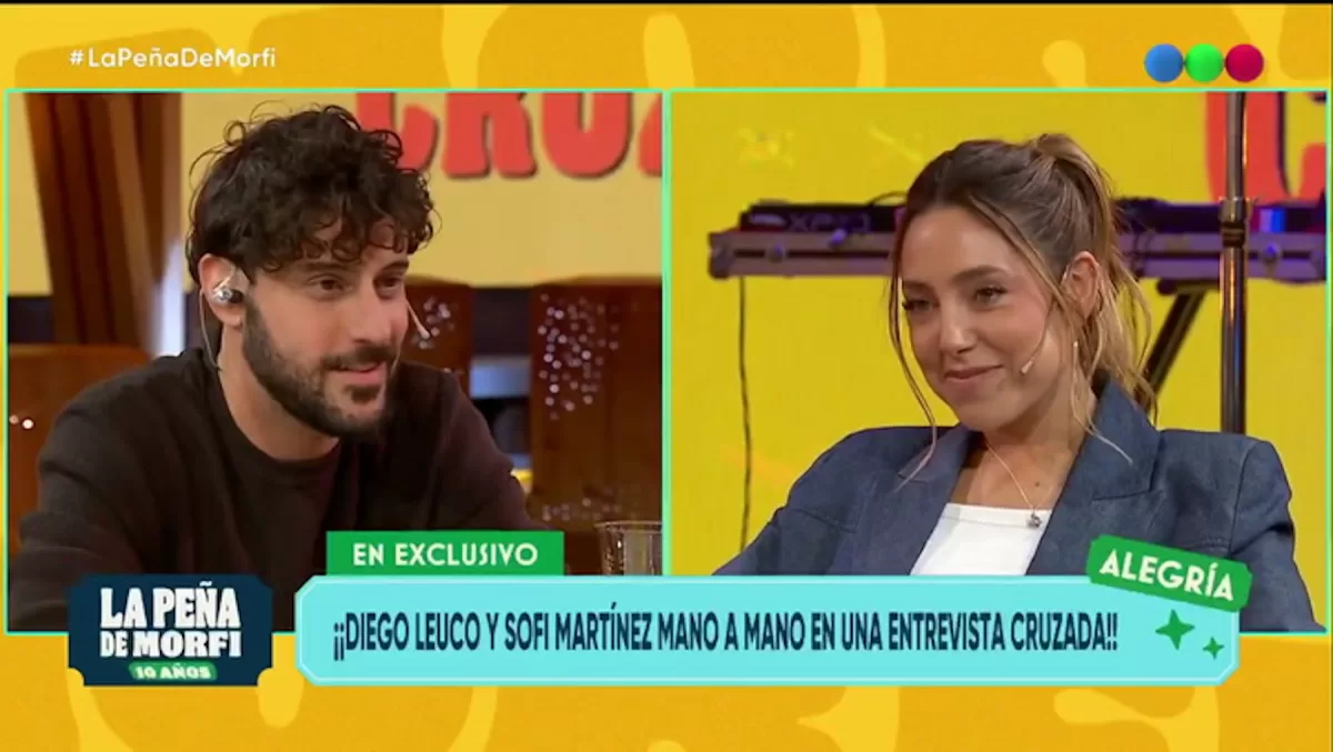 El jugado ping pong entre Diego Leuco y Sofi Martínez