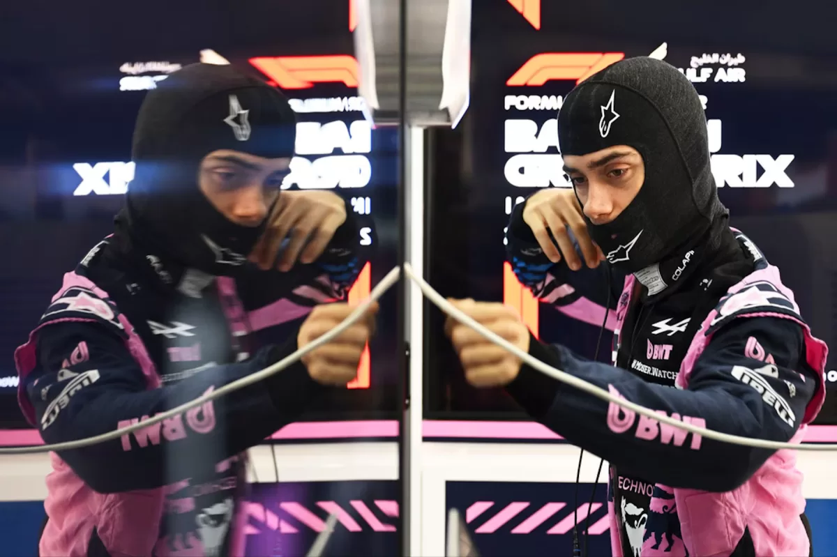 Colapinto, listo para el GP de Singapur. Foto: Agencia NA (@BulletSportsMgt)