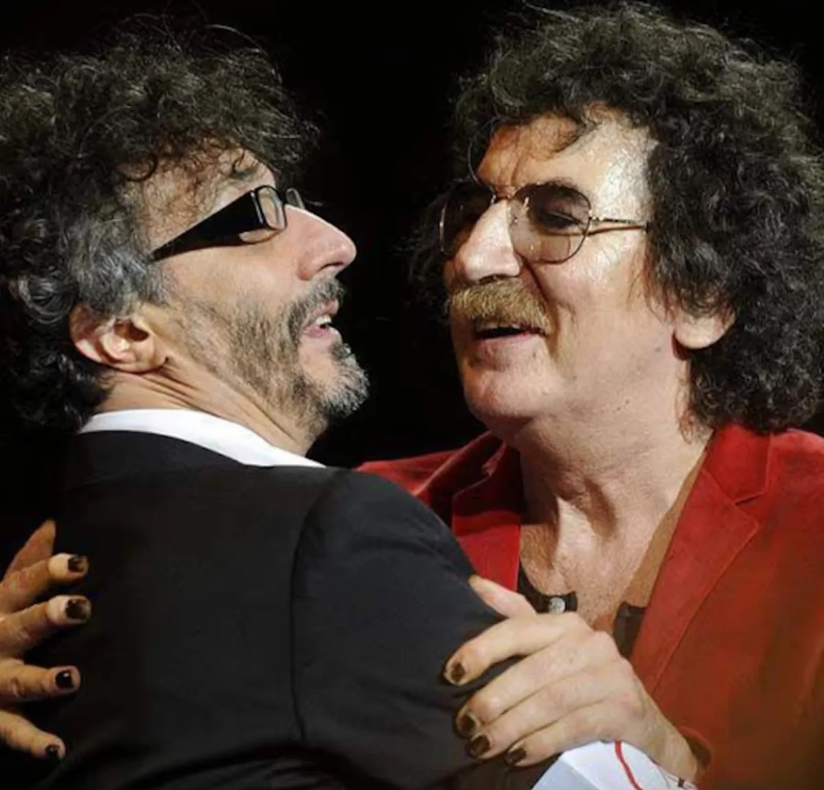 Charly García y Fito Páez. Foto: Redes