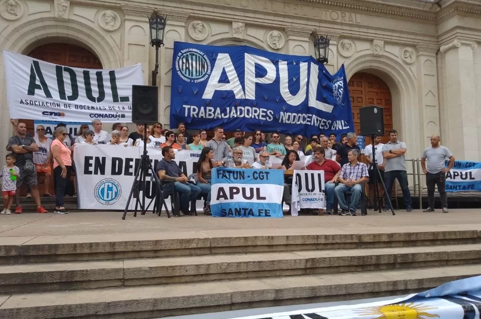 La UNL hará clases públicas en reclamo por la Ley de Financiamiento