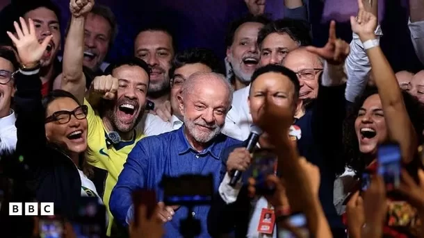 Lula celebró su victoria en el balotaje: 