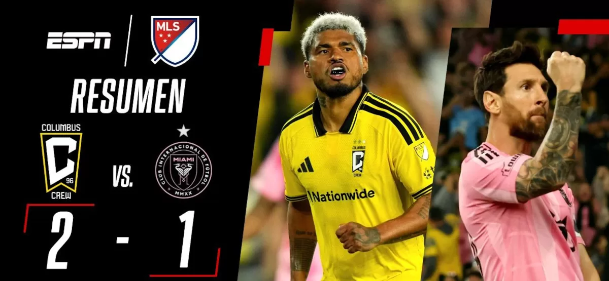 Pese al golazo de tiro libre de Messi, Inter Miami perdió 2-1 sobre la hora ante Columbus Crew por la MLS - Infobae