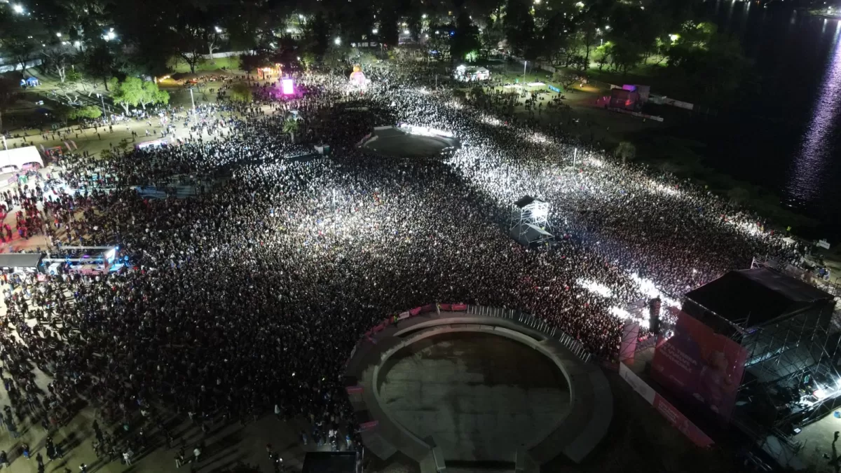 Q’Lokura convocó a una multitud en el cierre del Fan Fest de los Juegos Suramericanos