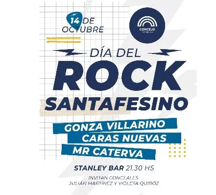 Santa Fe celebra el Día del Rock con una jornada especial en Stanley Bar