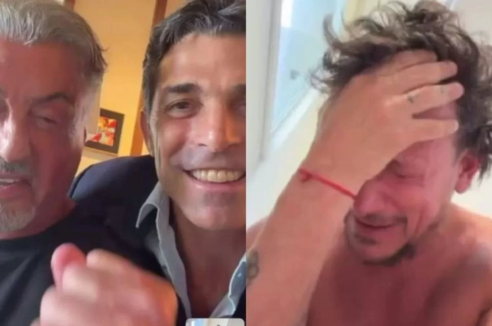 Sylvester Stallone sorprende a Nico Vázquez con una videollamada
